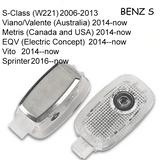 2x Mercedes-Benz DOOR LIGHT (PLUG&PLAY)