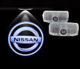 Nissan logo car door light projector hologram laser plug&play