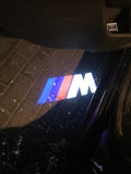 bmw m performance logo courtesy door led light projector welcome door plug and play