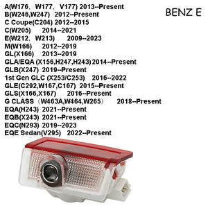 2x Mercedes-Benz DOOR LIGHT (PLUG&PLAY)