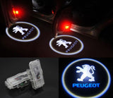 peugeot logo welcome car door light projector hologram laser plug&play oem