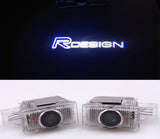 volvo r design logo welcome door light projector led laser plug and play