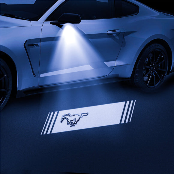 2x FordMustang 2013+ Mirror light (plug&play) - 5 Logos