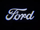 2x Ford Round Mirror light (plug&play) - 24 Logos