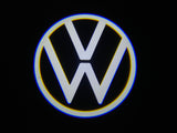 Volkswagen VW welcome courtesy logo door light classic black white golf passat touran tiguan up polo caddy
