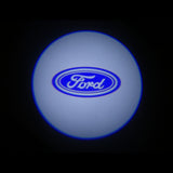 2x Ford Square Mirror light (plug&play) - 10 Logos