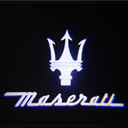 2X LED Cool Symbol Maserati Auto Tür Projektor - CarLEDLogo