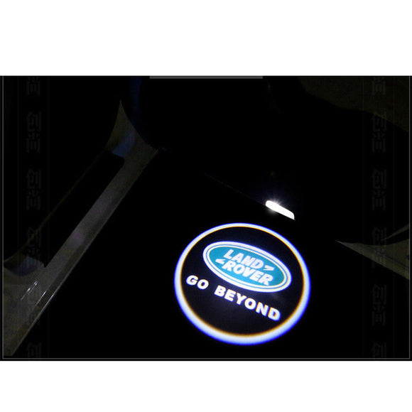 4PCS Car Door Light Logo Projector Light Ghost Shadow LED Light Courtesy  Laser Welcome Light Compatible with Land Rover Range Rover Evoque Freelander